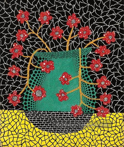 fleurs 1983 Yayoi KUSAMA pop art minimalisme féministe Peintures à l'huile